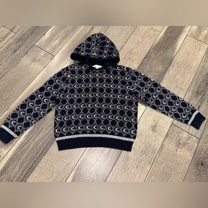 Chloe Girl Hooded Knit Sweatshirt Size 12